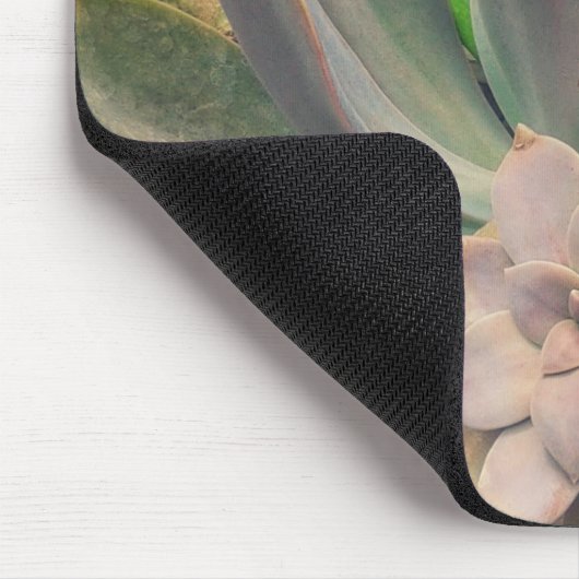 Hübsche Sukkuläre Pflanze Mousepad (Ecke)