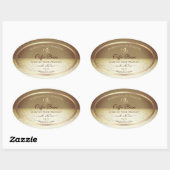 Hübsche Sun über die Etiketten für Ocean Design-Pr Ovaler Aufkleber (Blatt)