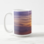Hübsche Sunset Faith Bible Verse Tasse (Links)