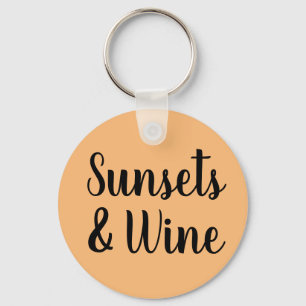 hübsche SUNSETS & WEINbuchstaben Schlüsselanhänger