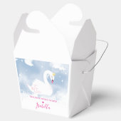 HÜBSCHE SWAN PRINCESS Farbtöne in Blau Geschenkschachtel (Geöffnet)