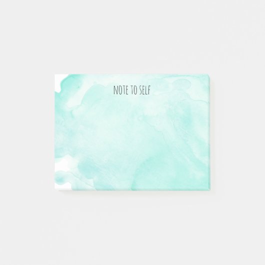 Hübsche tadellose Watercolor-Anmerkung zum Selbst Post-it Klebezettel (Vorderseite)