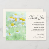 Hübsche Tage in einem Feldfoto Dankeskarte (Vorne/Hinten)