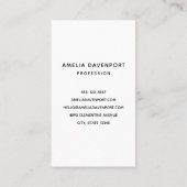 Hübsche Tage in einem Feldfoto Visitenkarte (Rückseite)