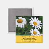 Hübsche Tageszeitungen mit Zitat Magnet (Vorderseite/Rückseite)