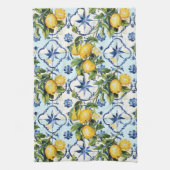 Hübsche Talavera-Tile-Multimedia-Lemons Geschirrtuch (Vertikal)