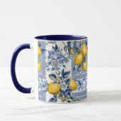 Hübsche Talavera-Tile-Multimedia-Lemons Tasse (Links)