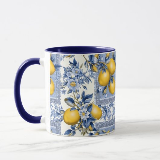 Hübsche Talavera-Tile-Multimedia-Lemons Tasse (Links)