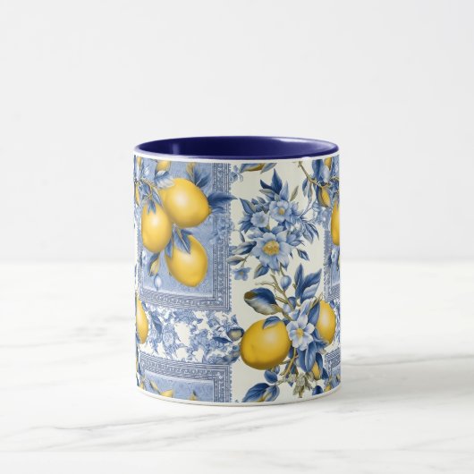 Hübsche Talavera-Tile-Multimedia-Lemons Tasse (Zentrum)