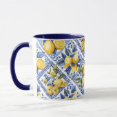 Hübsche Talavera-Tile-Multimedia-Lemons Tasse (Links)