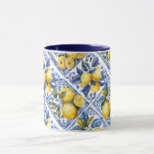 Hübsche Talavera-Tile-Multimedia-Lemons Tasse (Zentrum)