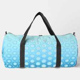 Hübsche Tasche Ombre Blue und Peach Geometric