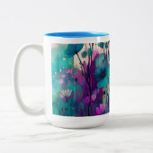 Hübsche Tasse mit blauem Geruch (Links)