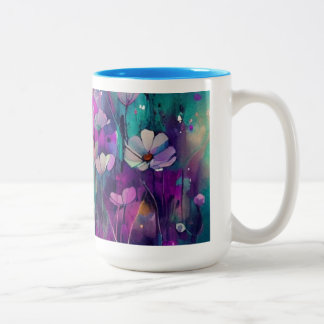 Hübsche Tasse mit blauem Geruch