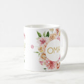 Hübsche Tasse von Oma floral (VorderseiteRechts)