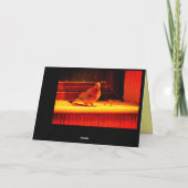 Hübsche Taube Karte (Rückseite)