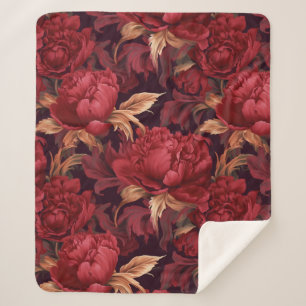 Hübsche, tiefrote Pfingsteine Sherpadecke