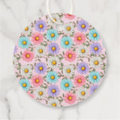 Hübsche Tische Geschenkanhänger (Rückseite)