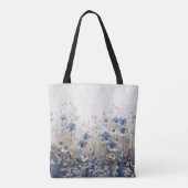 Hübsche Trauzeugin Blauer/Weißblume Tasche (Rückseite)