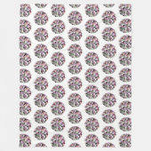 HÜBSCHE TREE-BLÄTTER FLEECEDECKE (Vorderseite)