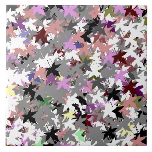 HÜBSCHE TREE-BLÄTTER FLIESE (Vorderseite)