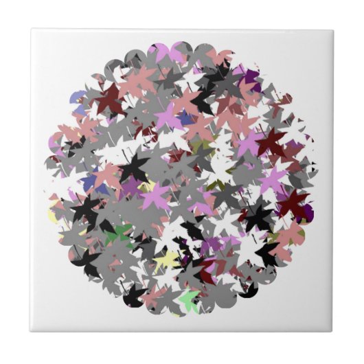 HÜBSCHE TREE-BLÄTTER FLIESE (Vorderseite)