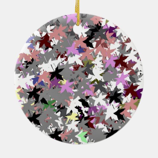 HÜBSCHE TREE-BLÄTTER KERAMIKORNAMENT (Hinten)