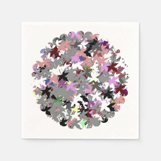 HÜBSCHE TREE-BLÄTTER SERVIETTE (Vorderseite)