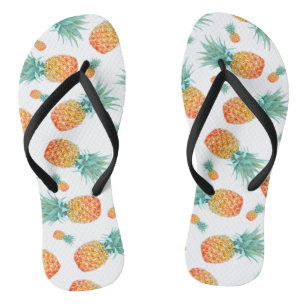 Hübsche TROPISCHE Ananas-Schleimbügel Flip Flops Badesandalen
