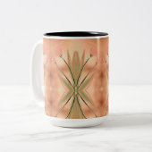 Hübsche Tulip-Druckkaffee-Tasse Zweifarbige Tasse (Vorderseite Links)