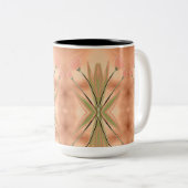 Hübsche Tulip-Druckkaffee-Tasse Zweifarbige Tasse (VorderseiteRechts)