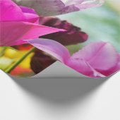 Hübsche Tulips Geschenkpapier (Ecke)
