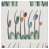 Hübsche Tulpen Stoff (Nahaufnahme)