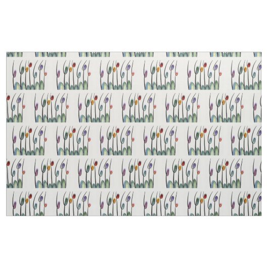 Hübsche Tulpen Stoff (Fat Quarter (45,7 x 55,9 cm))
