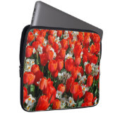 Hübsche Tulpen und Narzissen Laptopschutzhülle (Vorne Rechts)