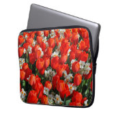 Hübsche Tulpen und Narzissen Laptopschutzhülle (Vorderseite Links)
