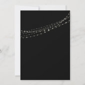 Hübsche Typografie 30 Creme/Black 4 Wedding Einladung (Rückseite)