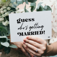 Hübsche Typografie Moderne lässige Hochzeit