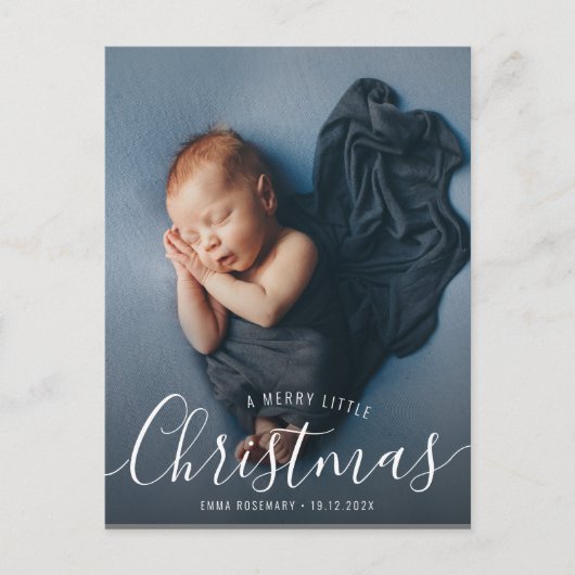 hübsche Typografie Postkarte (Vorderseite)