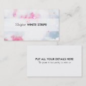 Hübsche und elegante Geschäftskarte [gemalter Visitenkarte (Vorne/Hinten)