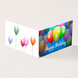 Hübsche und farbenfrohe Geburtstagsballons