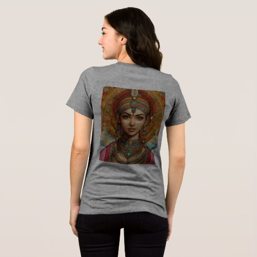 Hübsche und gedruckte T-Shirts (Rückseite voll)