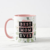 Hübsche und moderne l Best Mom each floral Tasse (Links)