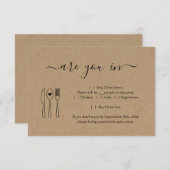 Hübsche und Niedliche Einladungskarte Einladung (Vorne/Hinten)