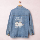 Hübsche und Niedliche Redewendungen für Katzen- un Jeansjacke (Hangar)