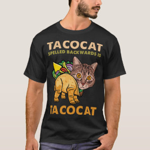 Hübsche und Niedliche Tacocat Taco Katze zurückges T-Shirt