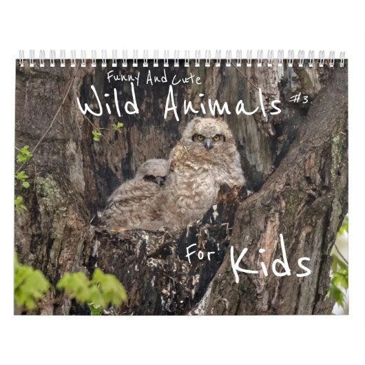 Hübsche und Niedliche Wildtiere für Kinder #3 Kalender (Titelbild)