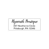 Hübsche und schicke Rücksendeadresse Permastempel (Design)