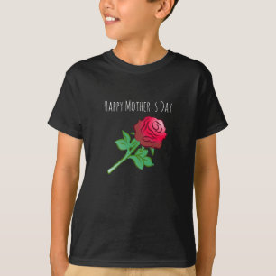Hübsche und schöne rote Rose T-Shirt