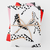 Hübsche und stilvolle High Heels Geschenkpapier Set (Beispiel)
